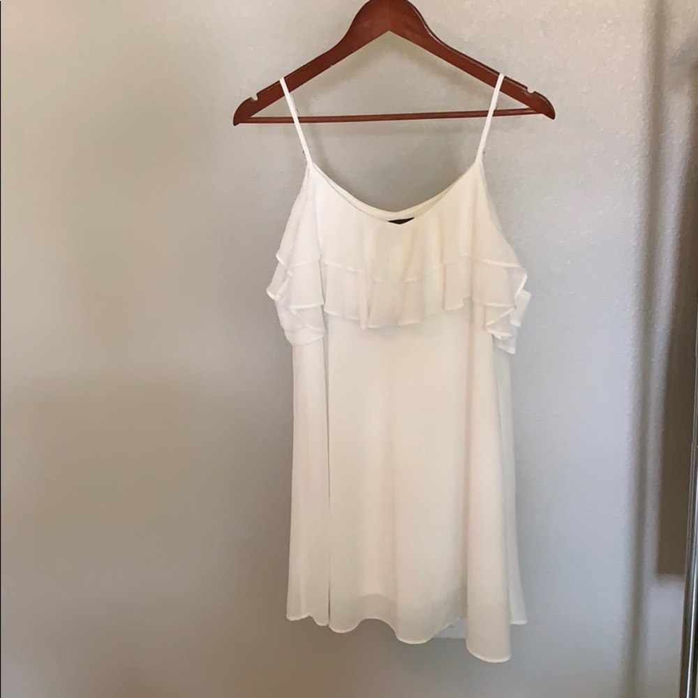 LuLus White Mini Dress
